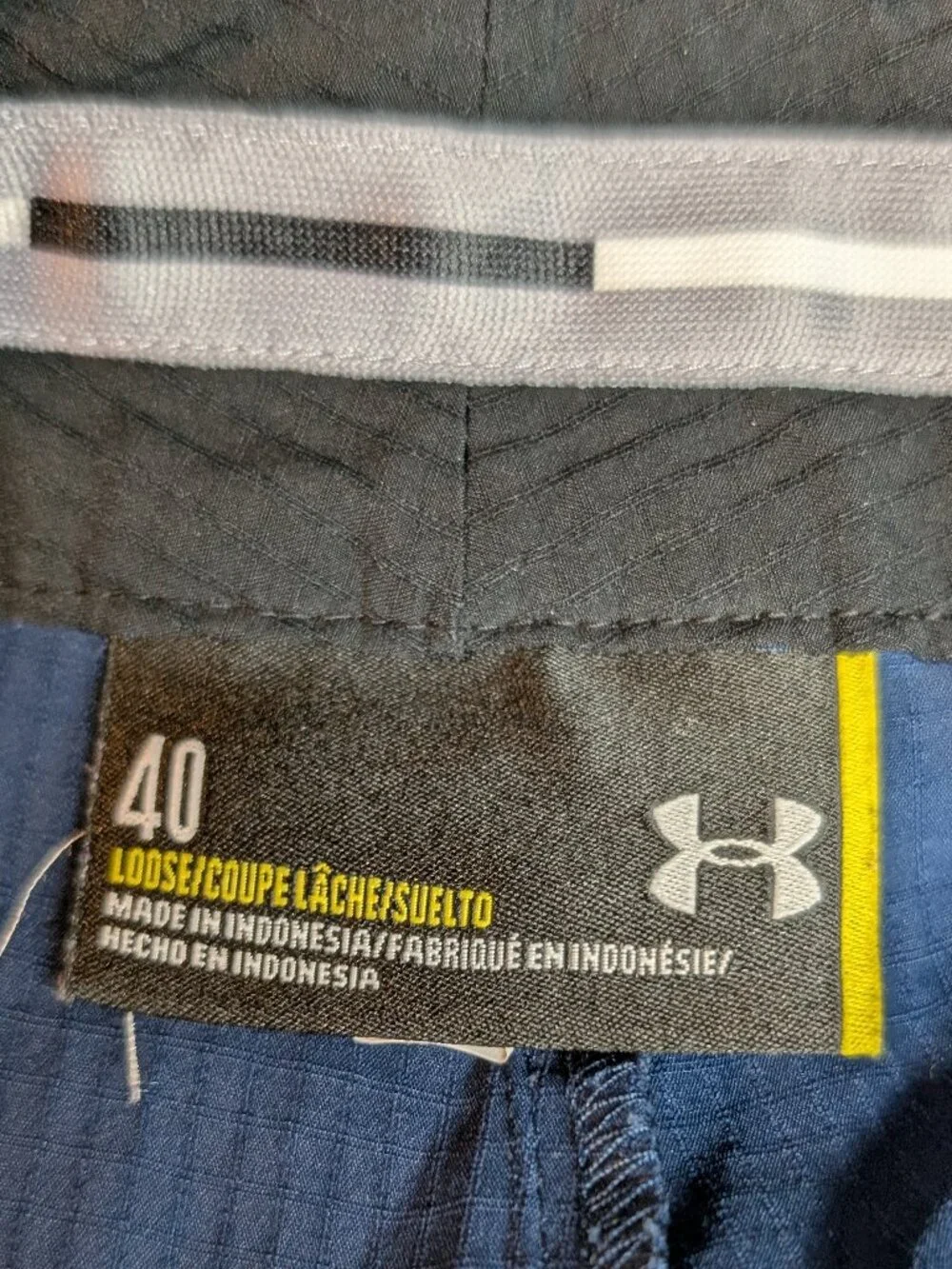 Under Armour Men's Navy Cargo Shorts Size 40